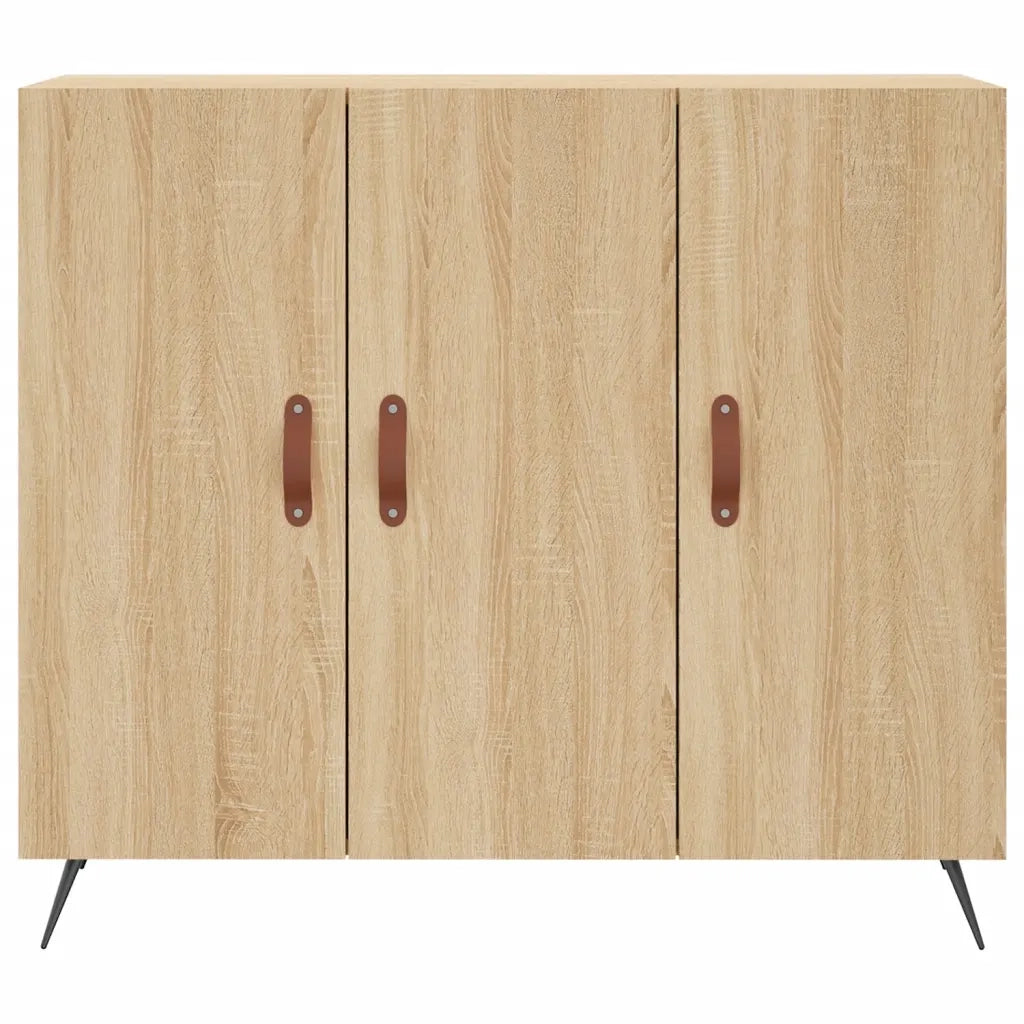 Credenza | Madia | Buffet da pranzo | Armadio da pranzo Rovere Sonoma 90x34x80 cm in Legno Multistrato