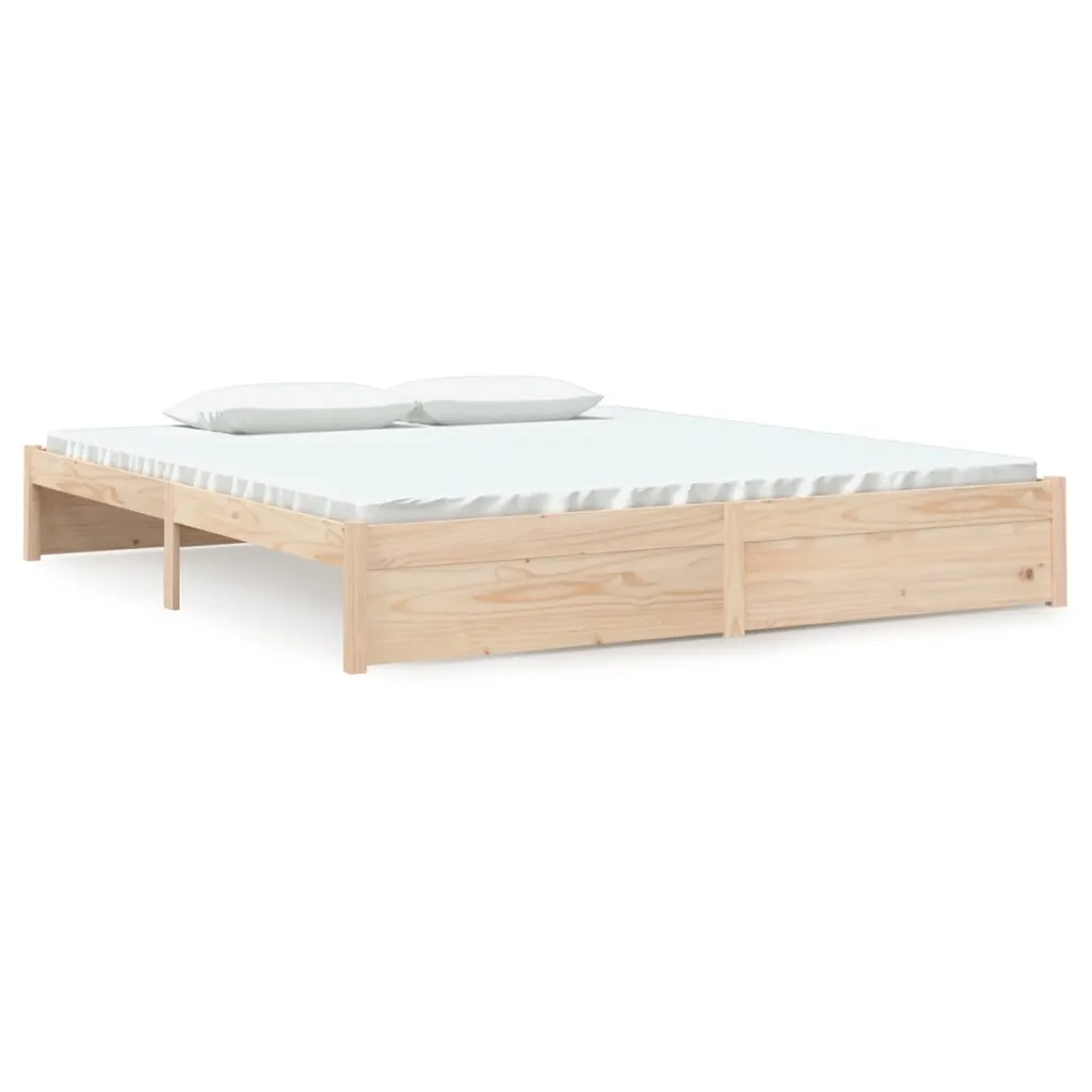Giroletto-Struttura Letto in Legno Massello 180x200 cm Super King 768422