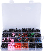 Set di Sicurezza 868pz - Occhi di Sicurezza - Occhi per Bamboline - Viscere per Cuscini - Occhi Vivaci - Montaggio Facile - Occhi per Bamboline