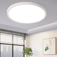 ZMH Lampada da soffitto plafoniera LED moderna rotonda bianca 22 cm per interni corridoi