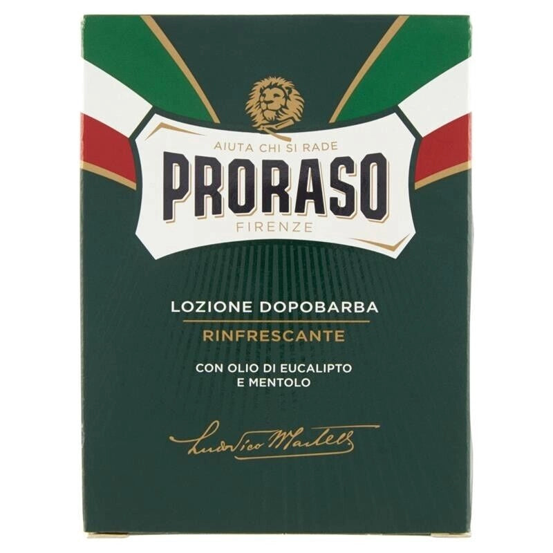 DOPOBARBA PRORASO SET 3 PZ X 100ML RINFRESCANTE CON OLIO DI EUCALIPTO E MENTOLO