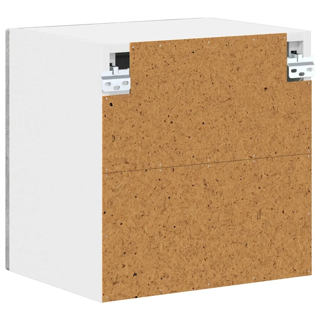 Mobile da cucina con lo scaffale-Armadio da cucina Grigio cemento 40 x 31 x 40 cm 396192