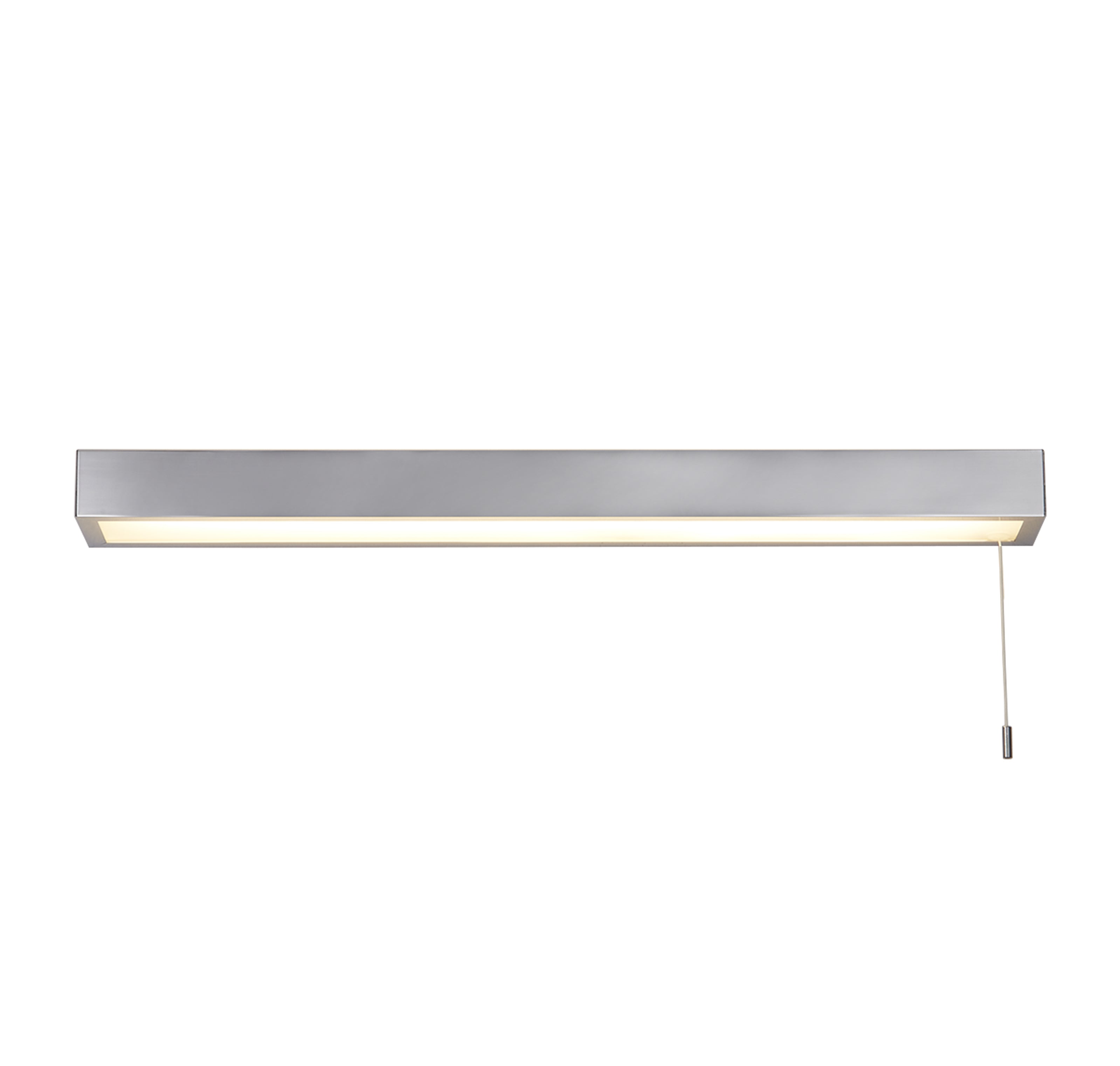 Applique Contemporanea Venti Alluminio Cromo Bianco Led 18,77W 3000K