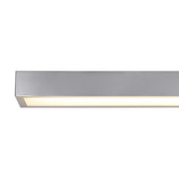 Applique Contemporanea Venti Alluminio Cromo Bianco Led 18,77W 3000K