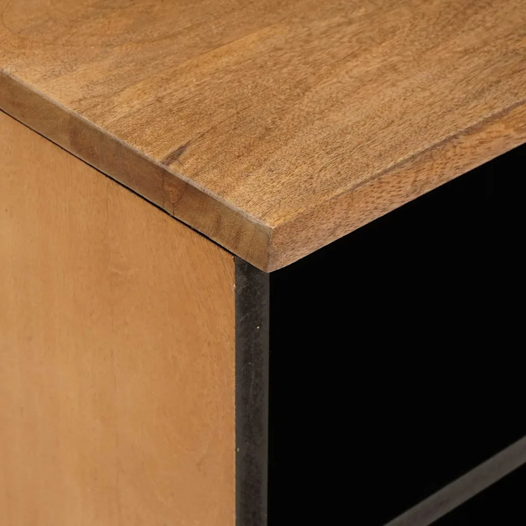 Mobile TV-Credenza per TV Marrone Chiaro 105 x 33 x 46 cm Legno multistrato 202074