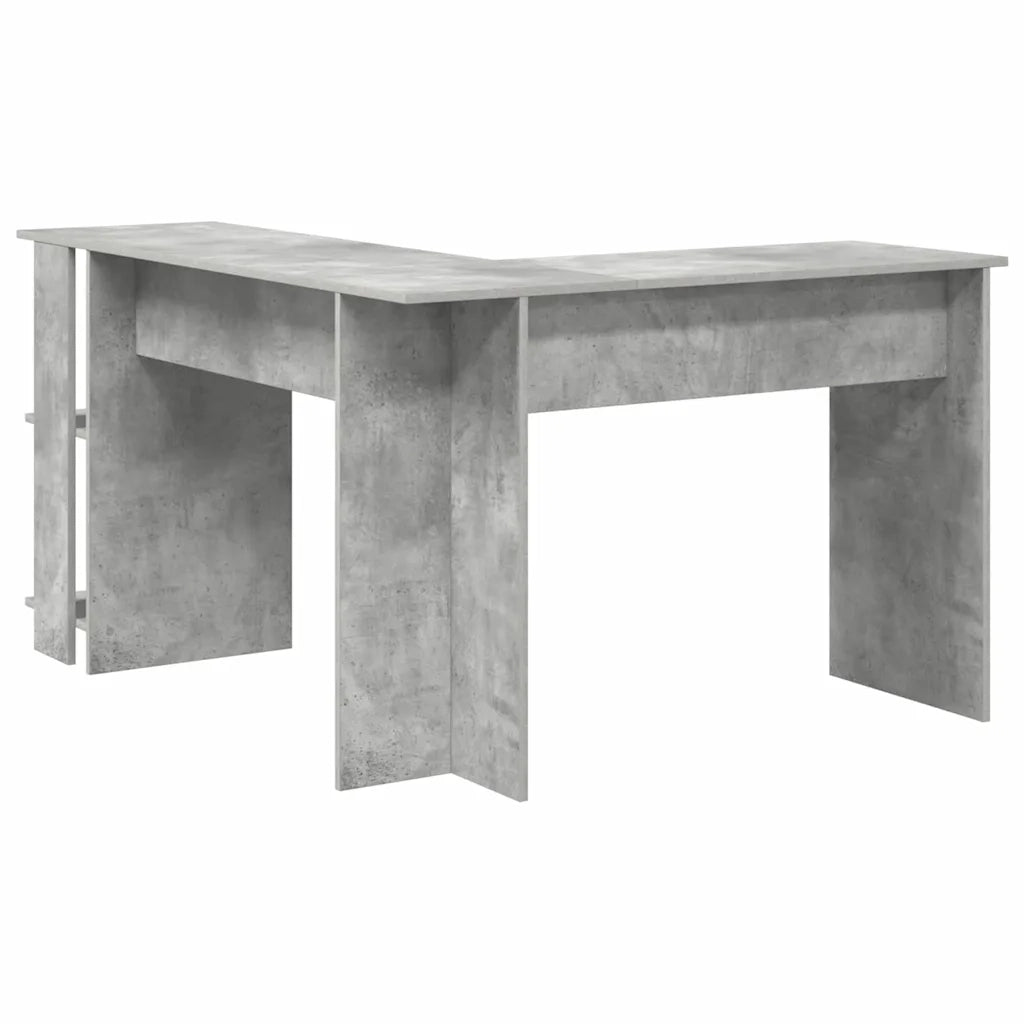 Scrivania ad angolo Grigio cemento 140 x 113,5 x 75 cm 869557