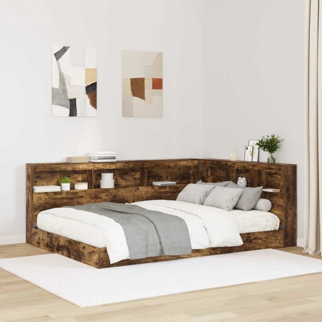 Testata contenitore Rovere fumé 140 cm Legno multistrato 3335489