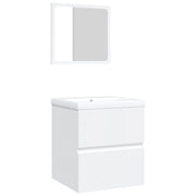 Mobile lavabo da bagno 42 x 39 x 18 cm con lavabo e specchio bianco 02_0006639