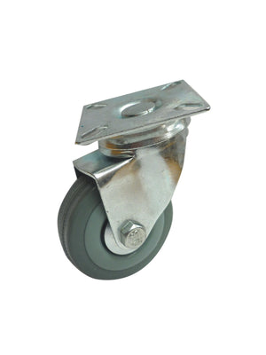 4blister bl ruota gommata con piastra d.50 mm 2 pz cod:ferx.86457