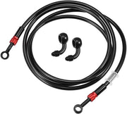 Flessibile di Frenatura per Motocicletta - 90 Gradi - Resistentente alle Sollecitazioni - Nero