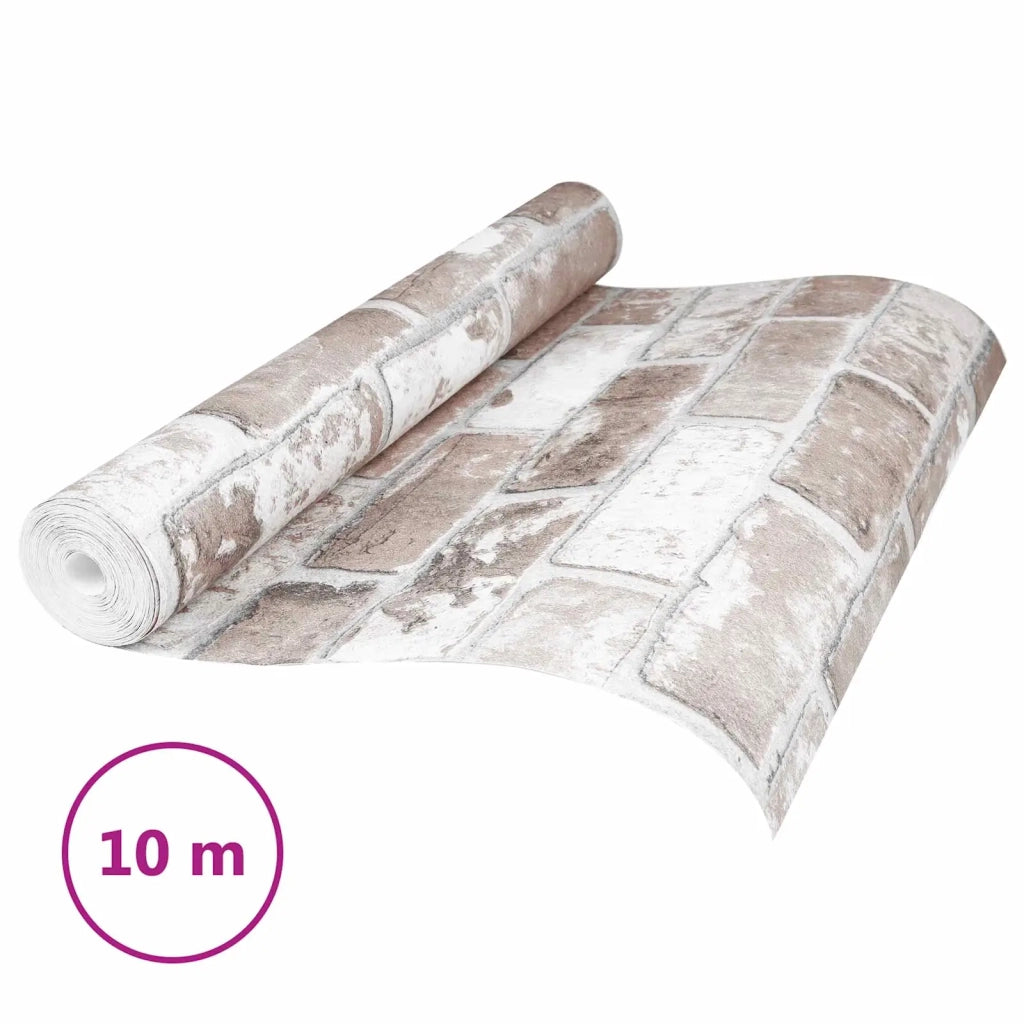 Carta da parati Solida 3D Rigato Mattone 10 x 0,53 m CFW8082315