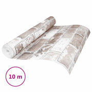 Carta da parati Solida 3D Rigato Mattone 10 x 0,53 m CFW8082315