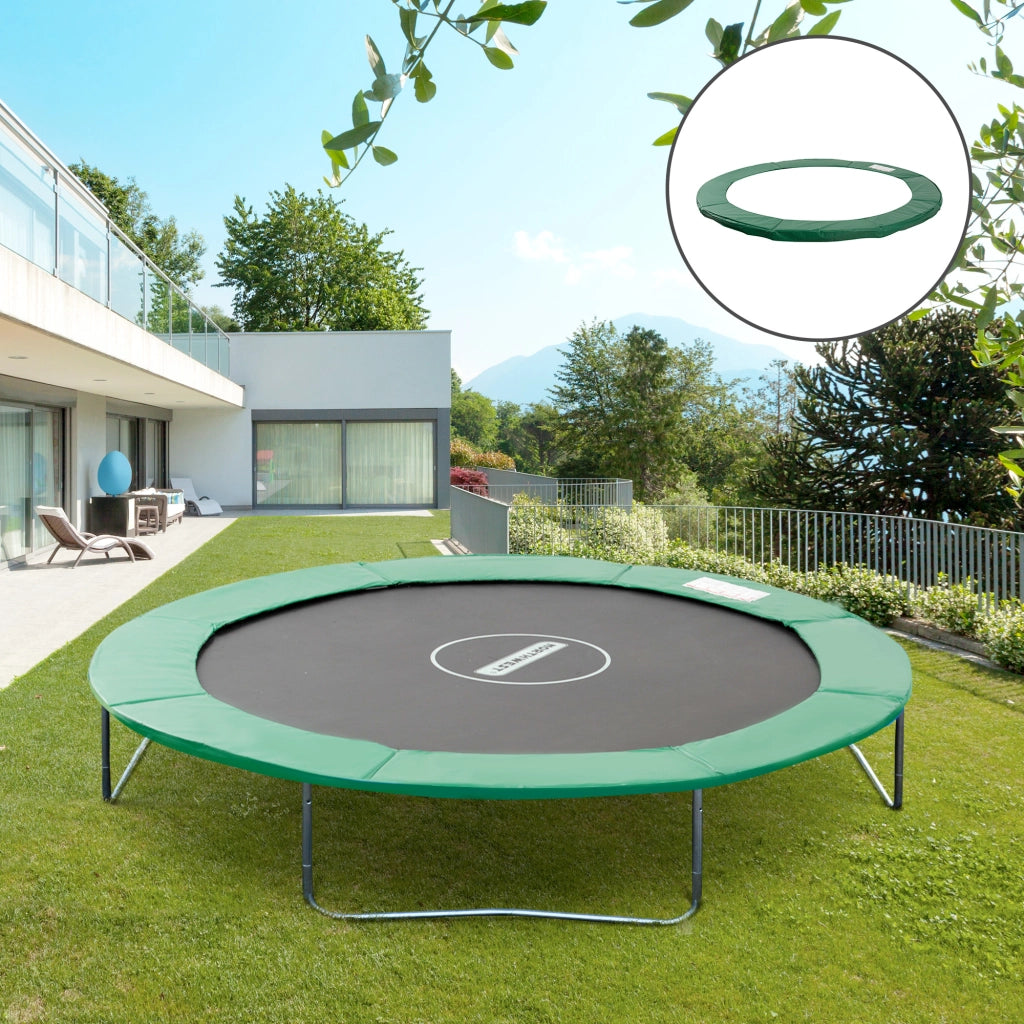 Copertura di protezione imbottita per trampolino ¨C zephmum ¨C Verde ?244 cm