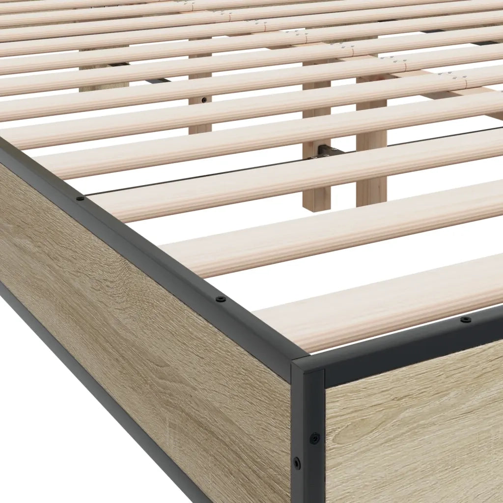 Giroletto Rovere Sonoma 140x200 cm in Legno Multistrato Metallo