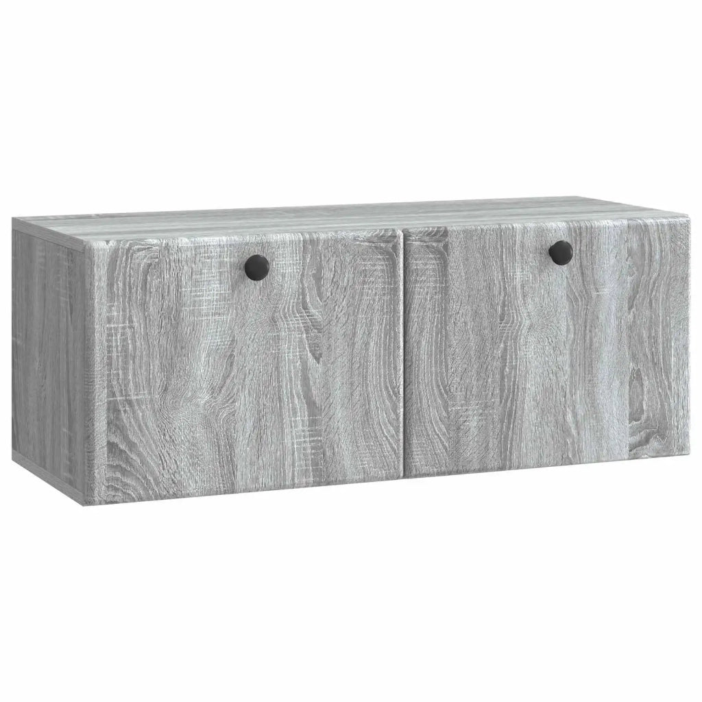 Mobile Porta TV da Muro 78,5 x 31 x 30 cm Sonoma grigio