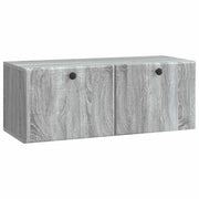 Mobile Porta TV da Muro 78,5 x 31 x 30 cm Sonoma grigio