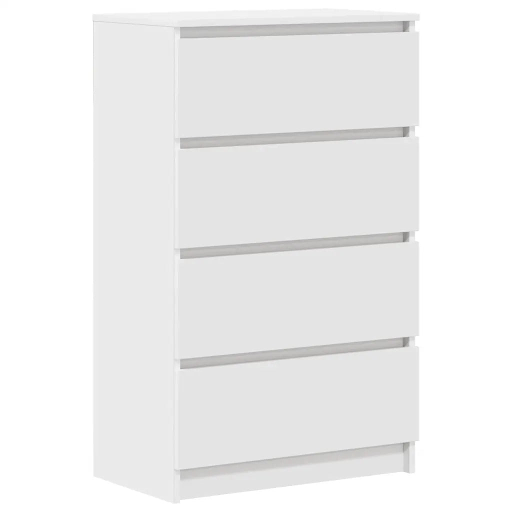 Credenza-Buffet-Armadio da cucina Bianca 60x35x98,5 cm in Legno Multistrato