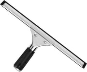 Sistema di pulizia finestre professionale - senza striature - 35 cm - acciaio inossidabile - silicone
