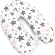 Cuscino per neonati - Cuscino per allattamento cuscino per bambini piccoli per neonati XXL cuscino del corpo cuscino laterale con copertura cuscino di supporto per gravidanza.