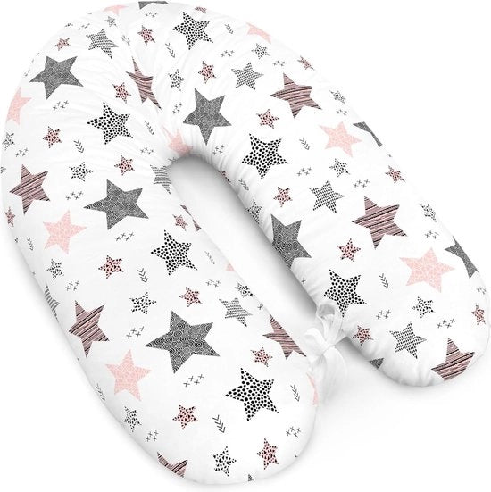 Cuscino per neonati - Cuscino per allattamento cuscino per bambini piccoli per neonati XXL cuscino del corpo cuscino laterale con copertura cuscino di supporto per gravidanza.