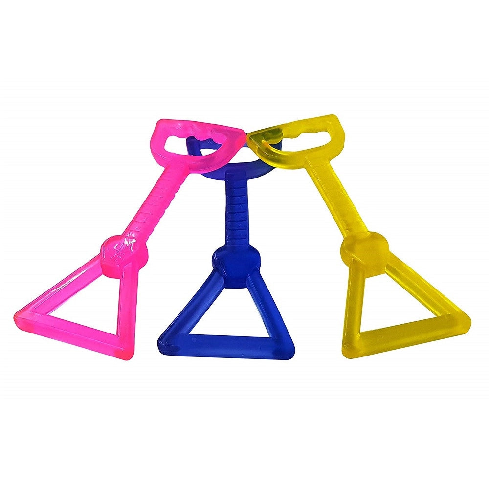 Trade Shop - Tiramorsi Gioco Gomma 23x9x1.5 Cm Da Masticare Morde Maniglia Cane Denti Animali -
