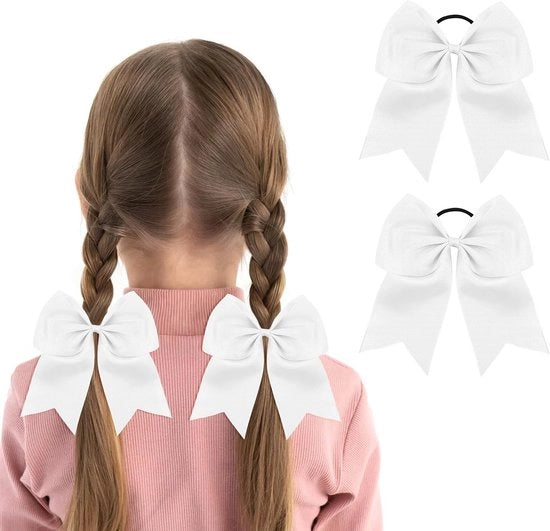Elastici per capelli per bambine - 2 pezzi di elastici morbidi per capelli, tenaglie per coda di cavallo colorate e accessori per capelli per bambini