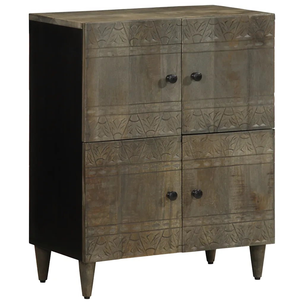 Credenza 60x33x75 cm in Legno Massello di Mango