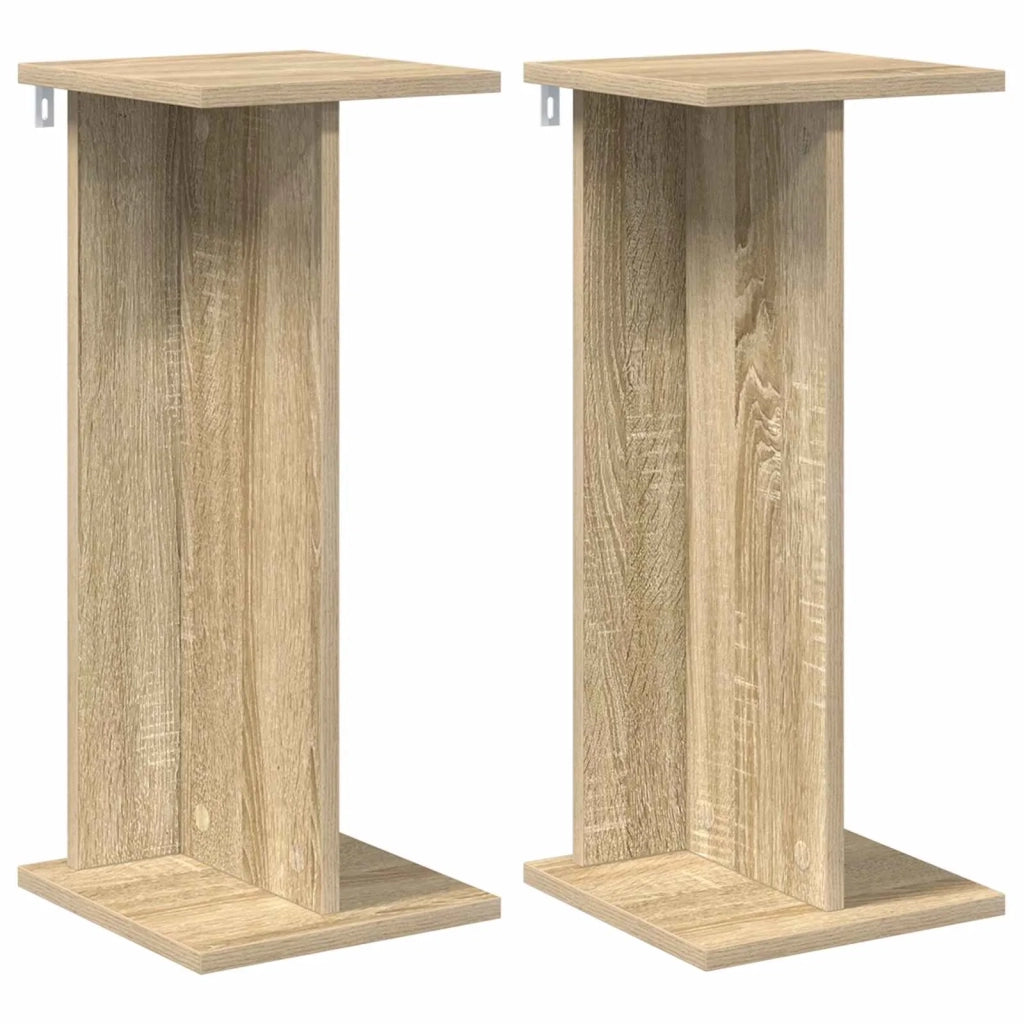 Supporto per piante 2 pcs Rovere Sonoma 25 x 25,5 x 60,5 cm 899663