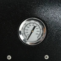 Forno per Pizza Pieghevole e Portatile con Pala e Pietra, in Acciaio e Legno, 81x40x72 cm, Nero