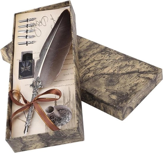 Set di Pennelli da Scrivere con 5 Punti in Confezione di Lusso per Regalo - Pennello da Scrivere Antico Inglese per Calligrafia - Nero

Modello: Allecto plus
Codice prodotto: 
Specifica tecnica: 
Peso: 
Dimensioni: 
Materiali: 
Colore: Nero