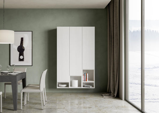 Parete Attrezzata Soggiorno 120x194x39,5 cm in nobilitato