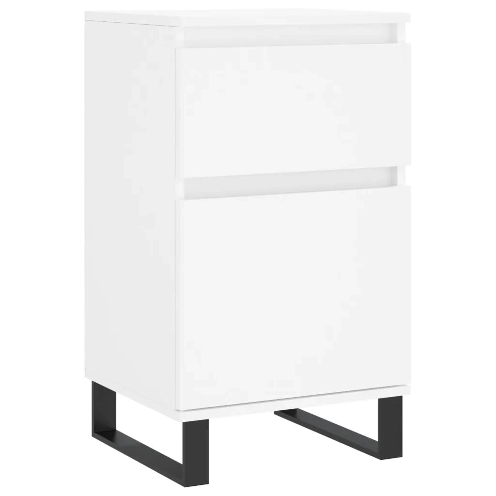 Credenze 2 pz Bianche 40x35x70 cm in Legno Multistrato 831165