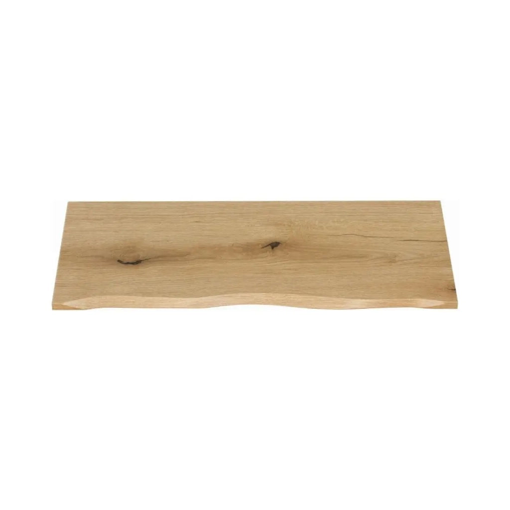 Insieme sospeso VANO blu denim e rovere chiaro 100cm: mobili sotto lavabo con cassetti e armadietti + piano per lavabo