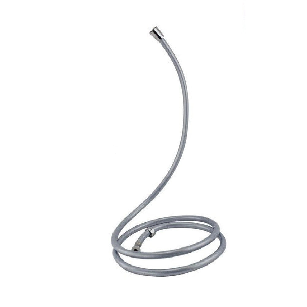 Trade Shop - Laccio Tubo Flessibile Doccia In Pvc Grigio Universale Lunghezza 1,8 Metri 69231 -