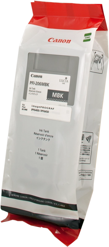 Canon PFI-206 MBK cartuccia d'inchiostro 1 pz Originale Nero per foto