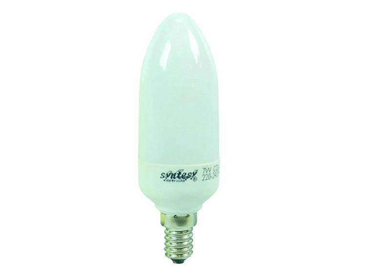 LAMPADA ELETTRONICA A OLIVA E14  7w  E14   2700  °K calda    SYNTESY