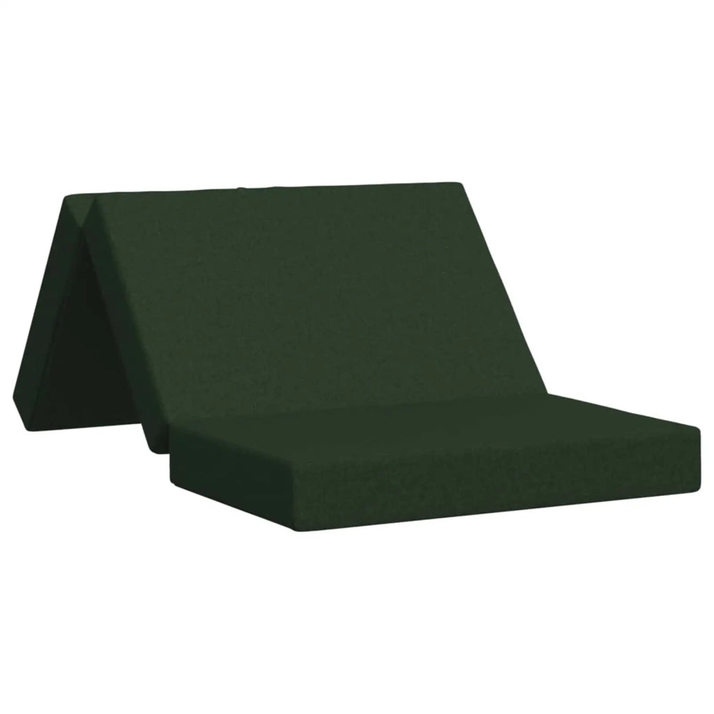 Divano Letto Pieghevole 80 x 67 x 45 cm Verde Scuro 900175