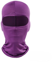 Due pezzi di maschera per vento per bicicletta, copertura completa di guaina respirante per il collo sportivo, copertura per motocicletta crema solare per il capo, adatta per l'uso all'aperto in bicicletta - Blu