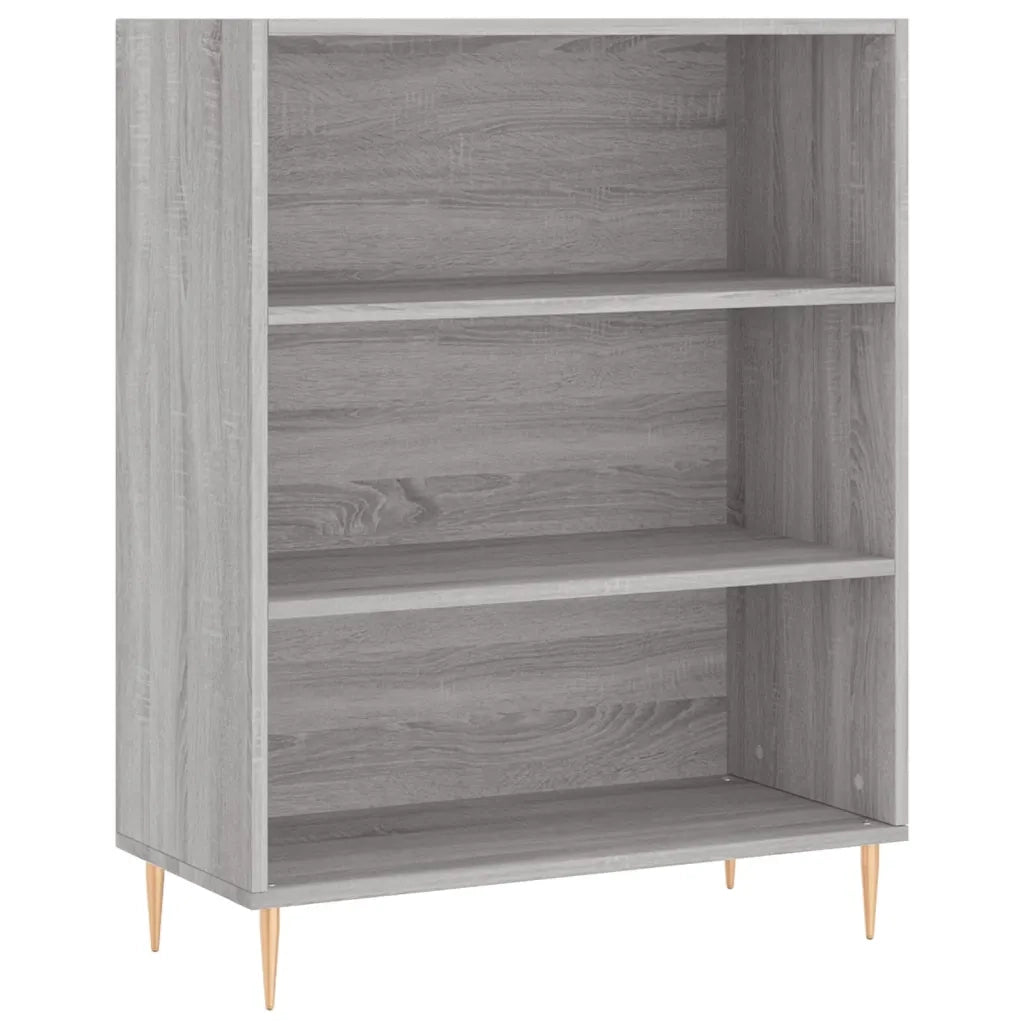 Credenza Grigio Sonoma 69,5x32,5x180 cm Legno Multistrato 3189563