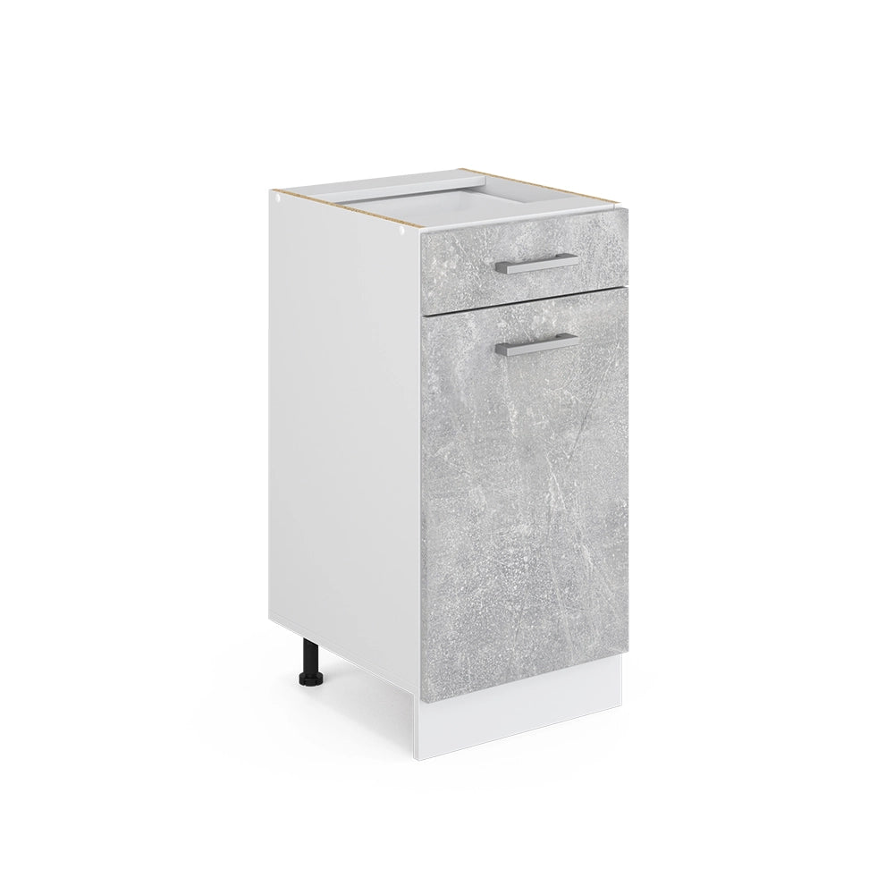 Vicco Frontale cucina Calcestruzzo 39.6 x 70.8 cm frontale del mobile per mobile base con cassetti