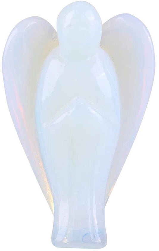 Pietra di guarigione - Opaal cristallo - 3,8 cm Pietra da preoccupazione - Meditazione/Yoga - Bilancio energetico - Riduzione dello stress - Materiale di alta qualità