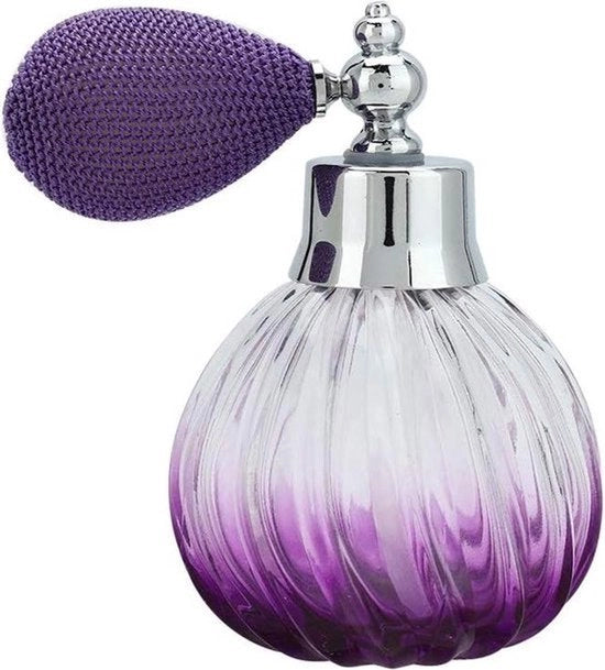 Spray di Parfum Retro in Stile Vintage 90ml - Con Dispenser - Flessa Ricaricabile