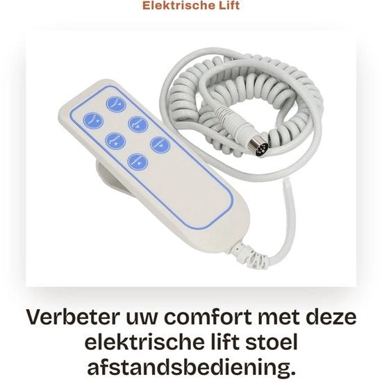 Sedia Elevatrice Elettrica con Comando a Distanza e Connettore 8-Pin