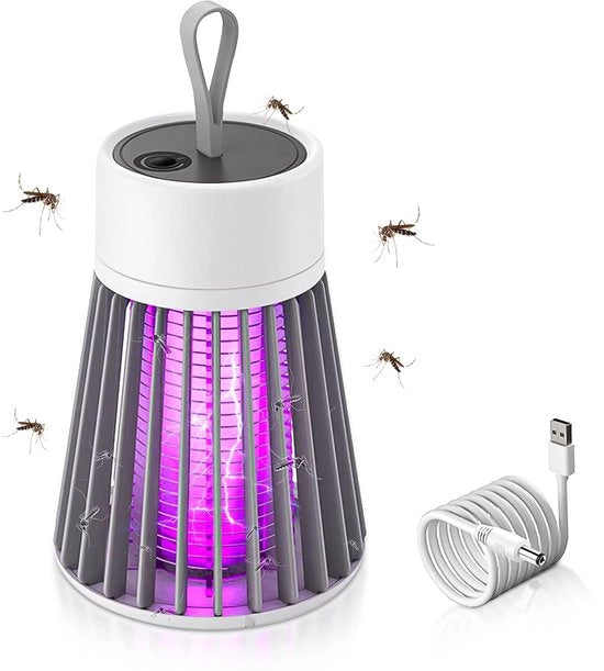 Lampada da parete mini con illuminazione a LED - Repellente elettrico per zanzare e UV per esterni, interni e camere da letto
