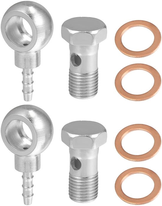 Adattatore di Connettore per Banjo 14mm ID 6mm OD M14x1.5 - 8 pezzi