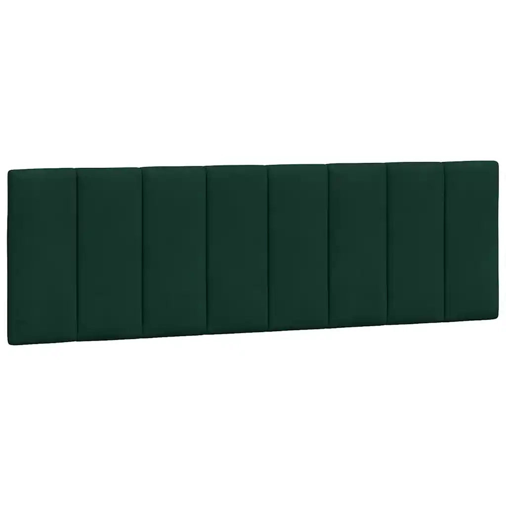 Cuscino Testiera Hanko Verde Scuro 160 cm in Velluto CFW3795630