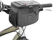 Borsa per bicicletta - manubrio per bicicletta - per Motociclo, Mountain bike e scooter - Rimovibile - con materiale riflettente - con impermeabile (22x17x11cm)