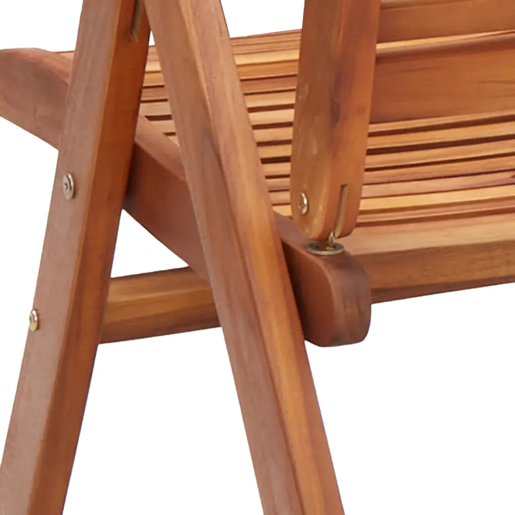 vidaXL Sedie Giardino Reclinabili 6pz 56x72x107 Legno Massello Acacia