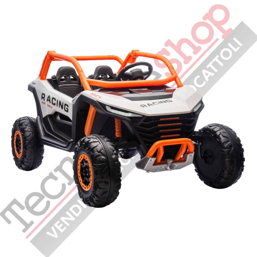 Auto Elettrica per Bambini UTV 24V-Bianco