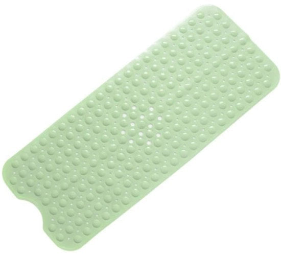 Matrice antiscivolo premium per vasca da bagno - senza viti, BPA, senza lattice, resistente alla muffa, lavabile in lavatrice - sicuro, sostenibile e confortevole per vasche da bagno (100 x 40 cm) - Verde chiaro - 40*100cm